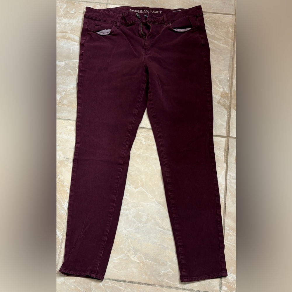 Red jeans